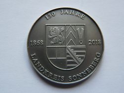 Zur Jubiläumsmedaille „150 Jahre Landkreis Sonneberg“